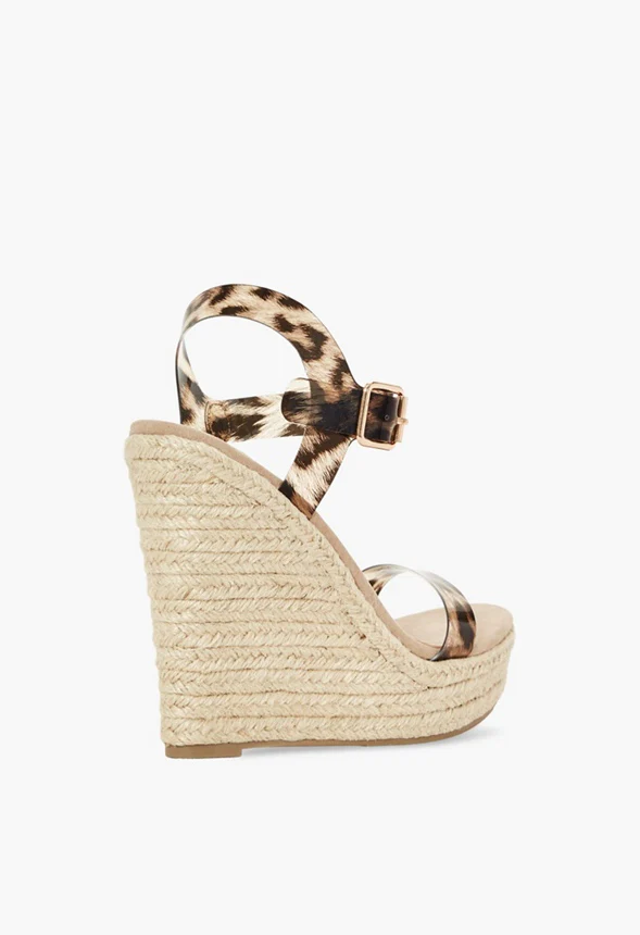 Karyssa Clear Strap Wedge - Image 3
