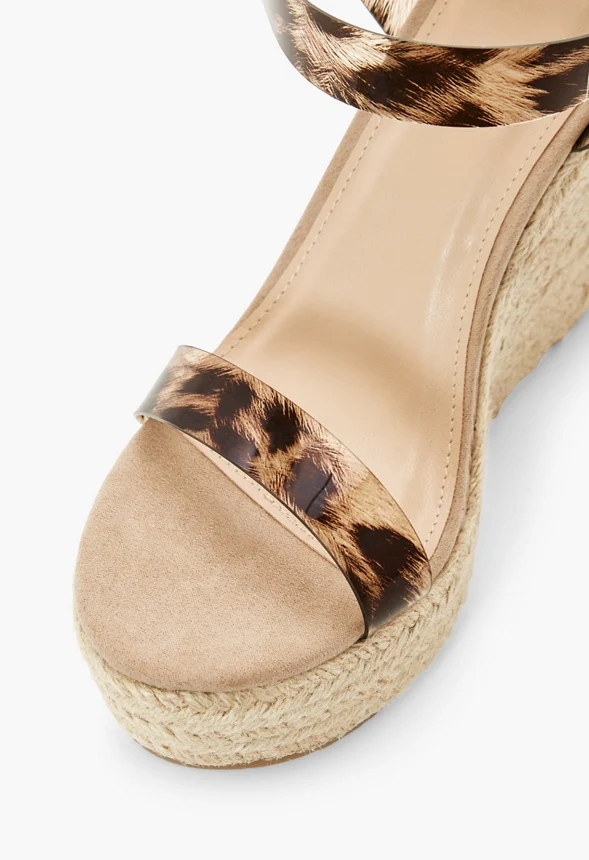 Karyssa Clear Strap Wedge - Image 4