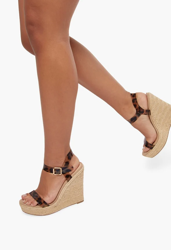 Karyssa Clear Strap Wedge - Image 5
