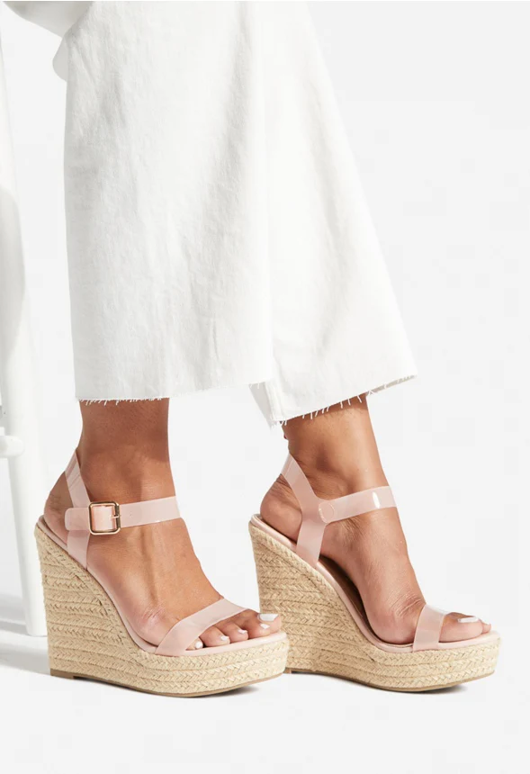 Karyssa Clear Strap Wedge - Image 2