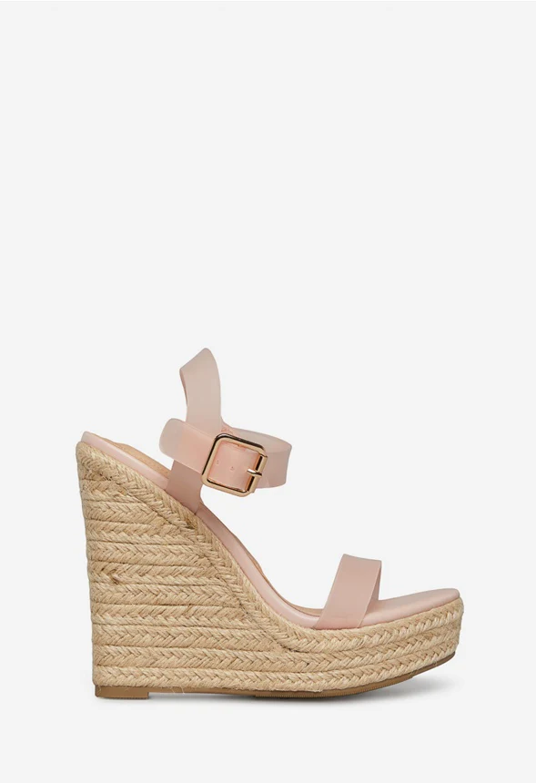 Karyssa Clear Strap Wedge - Image 3