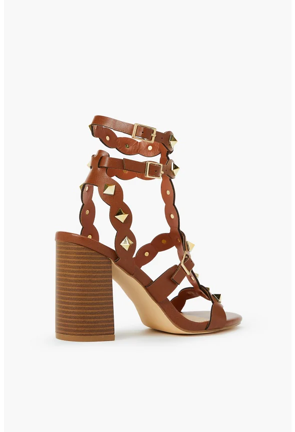 Katerina Gladiator Heeled Sandal - Image 3