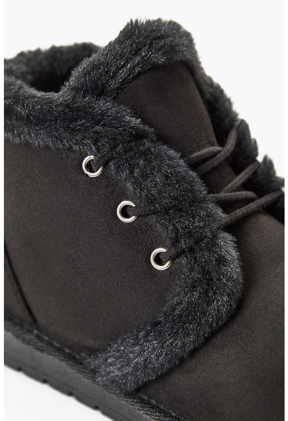 Katie Lace-Up Fuzzie - Image 2