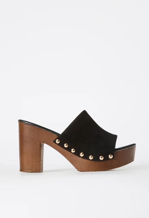 Katya Heeled Clog Sandal - Image 4
