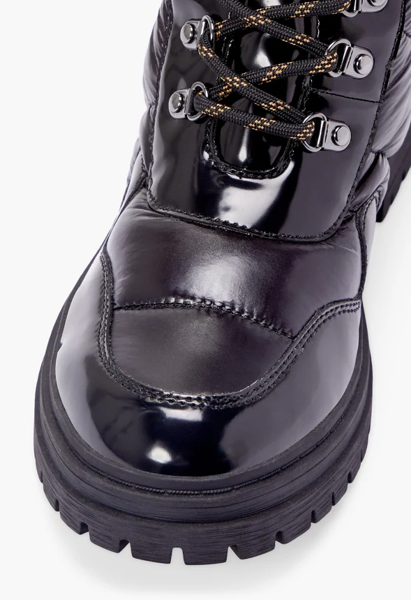 Kelly Nylon Puffer Combat Boot - Image 4