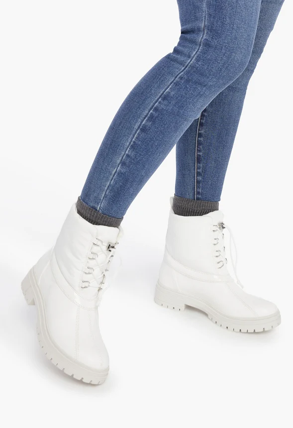 Kelly Water-Resistant Puffer Combat Boot - Image 5