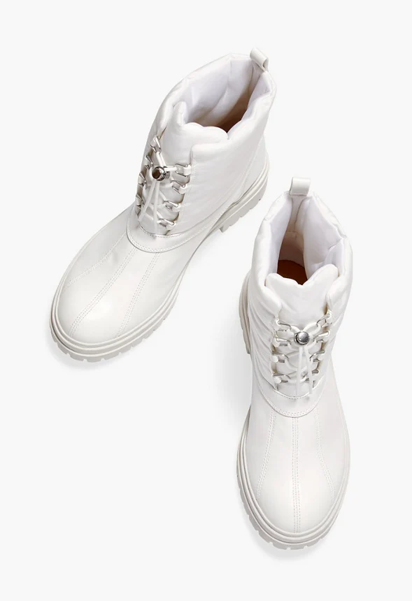 Kelly Water-Resistant Puffer Combat Boot - Image 6