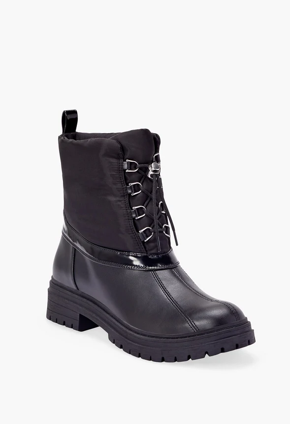 Kelly Water-Resistant Puffer Combat Boot - Image 2