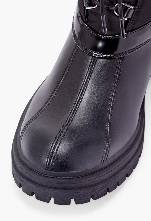 Kelly Water-Resistant Puffer Combat Boot - Image 4