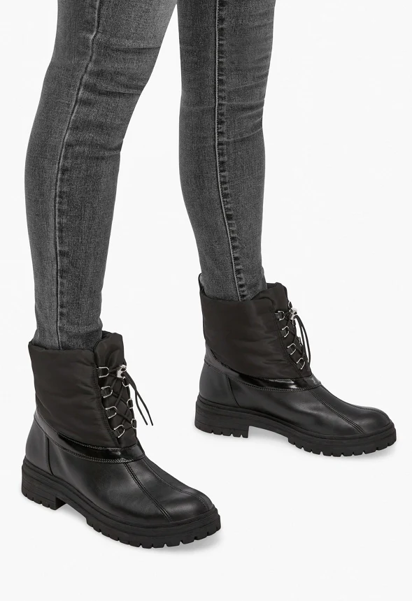 Kelly Water-Resistant Puffer Combat Boot - Image 5