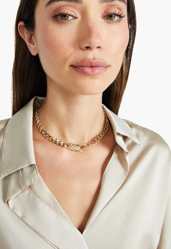 Kenzie T-Bar Snake Necklace - Image 2