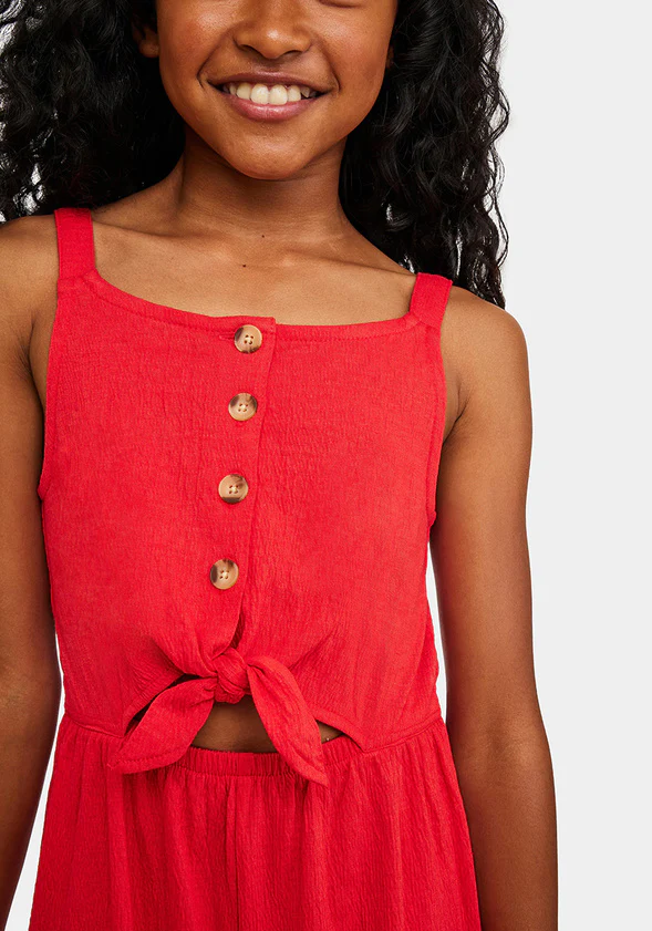 Keyhole Culotte Jumpsuit - Image 3