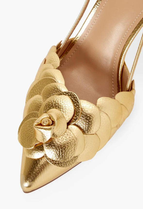 Khloy Floral Sling-Back Pump - Image 4