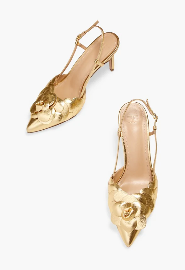 Khloy Floral Sling-Back Pump - Image 6