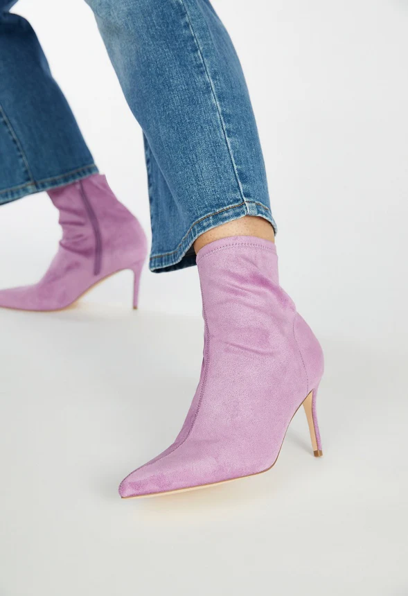 Khloy Stretch Stiletto Bootie - Image 2