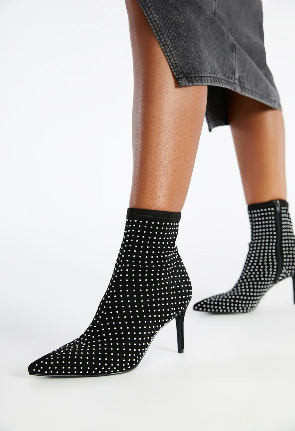 Khloy Stretch Stiletto Bootie - Image 2