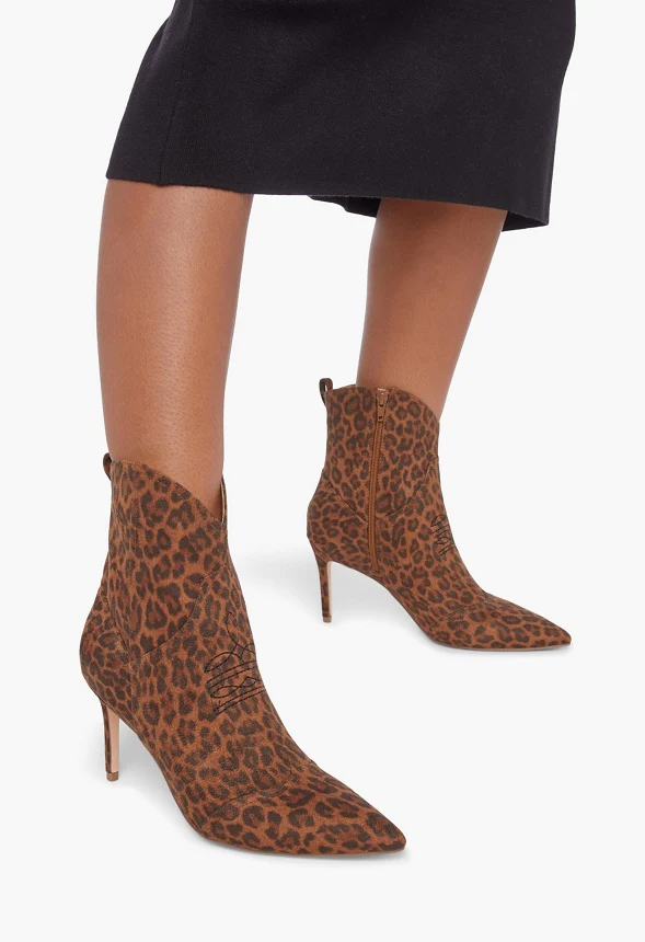 Khloy Western Stiletto Bootie - Image 5