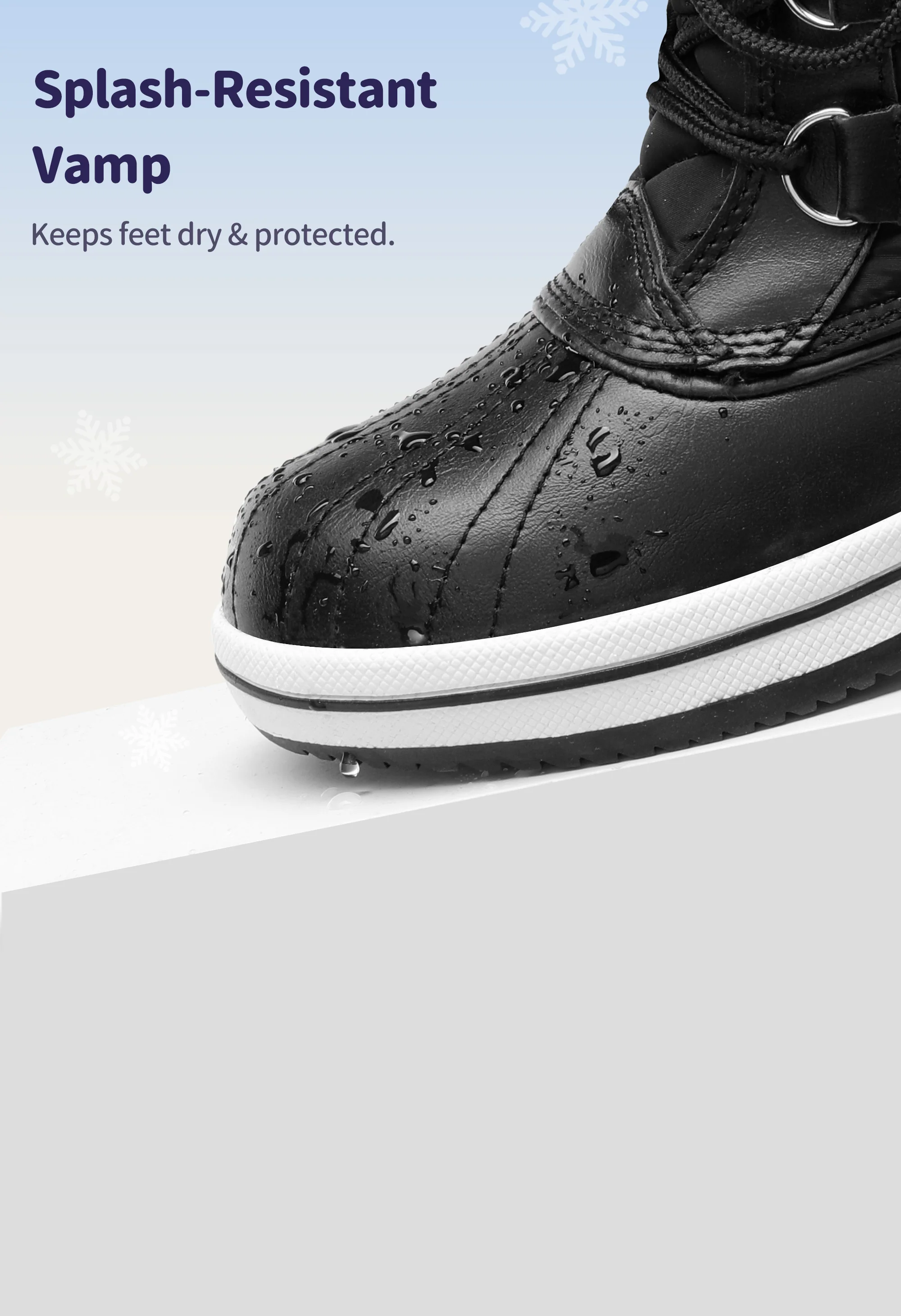 Kids Faux Fur Winter Snow Boots - Image 2