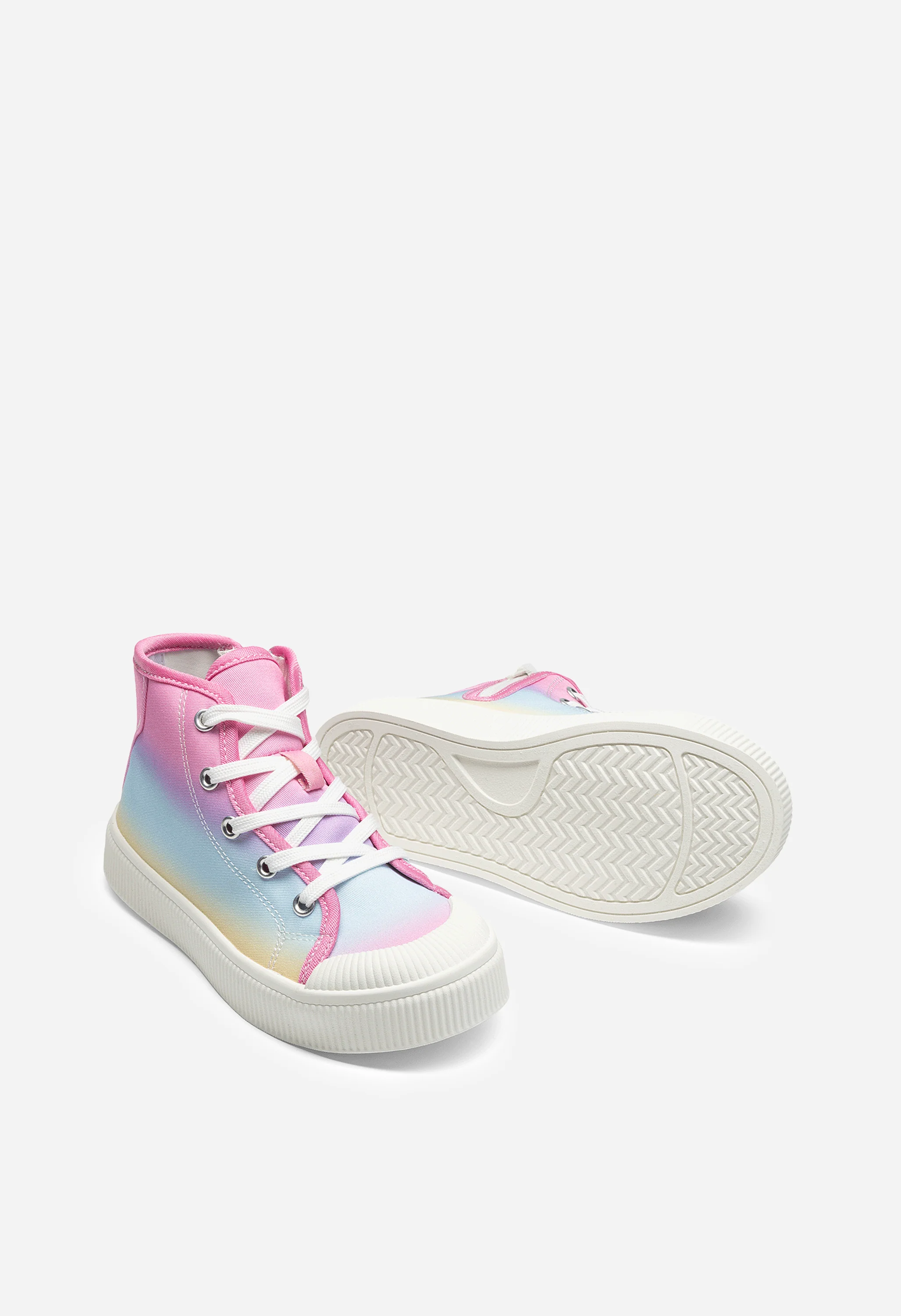 Kid's High Top Canvas CourtStar Casual Sneakers - Image 3