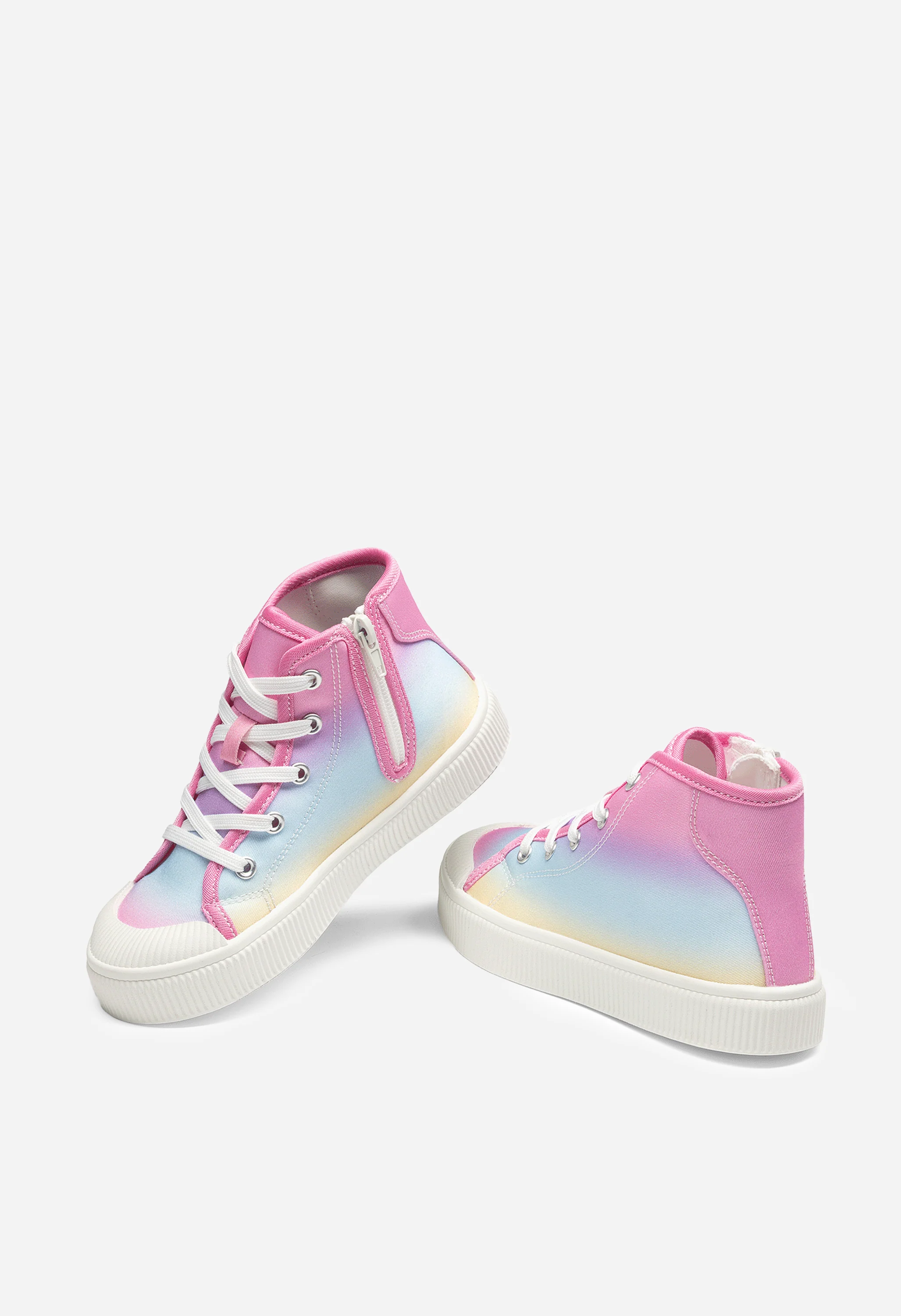 Kid's High Top Canvas CourtStar Casual Sneakers - Image 5