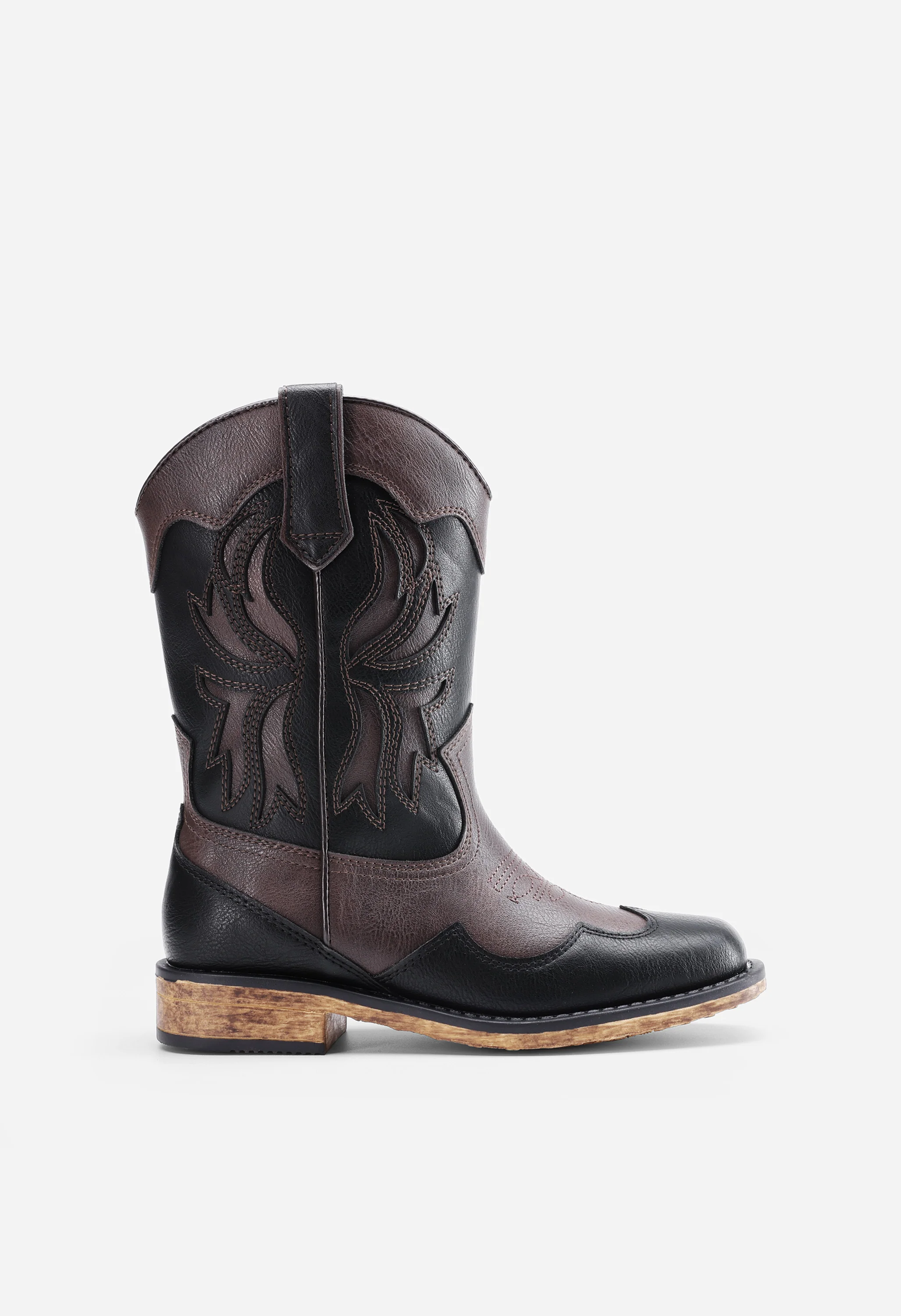 Kids’ Slip-On Roomy Toe Cowboy Boots