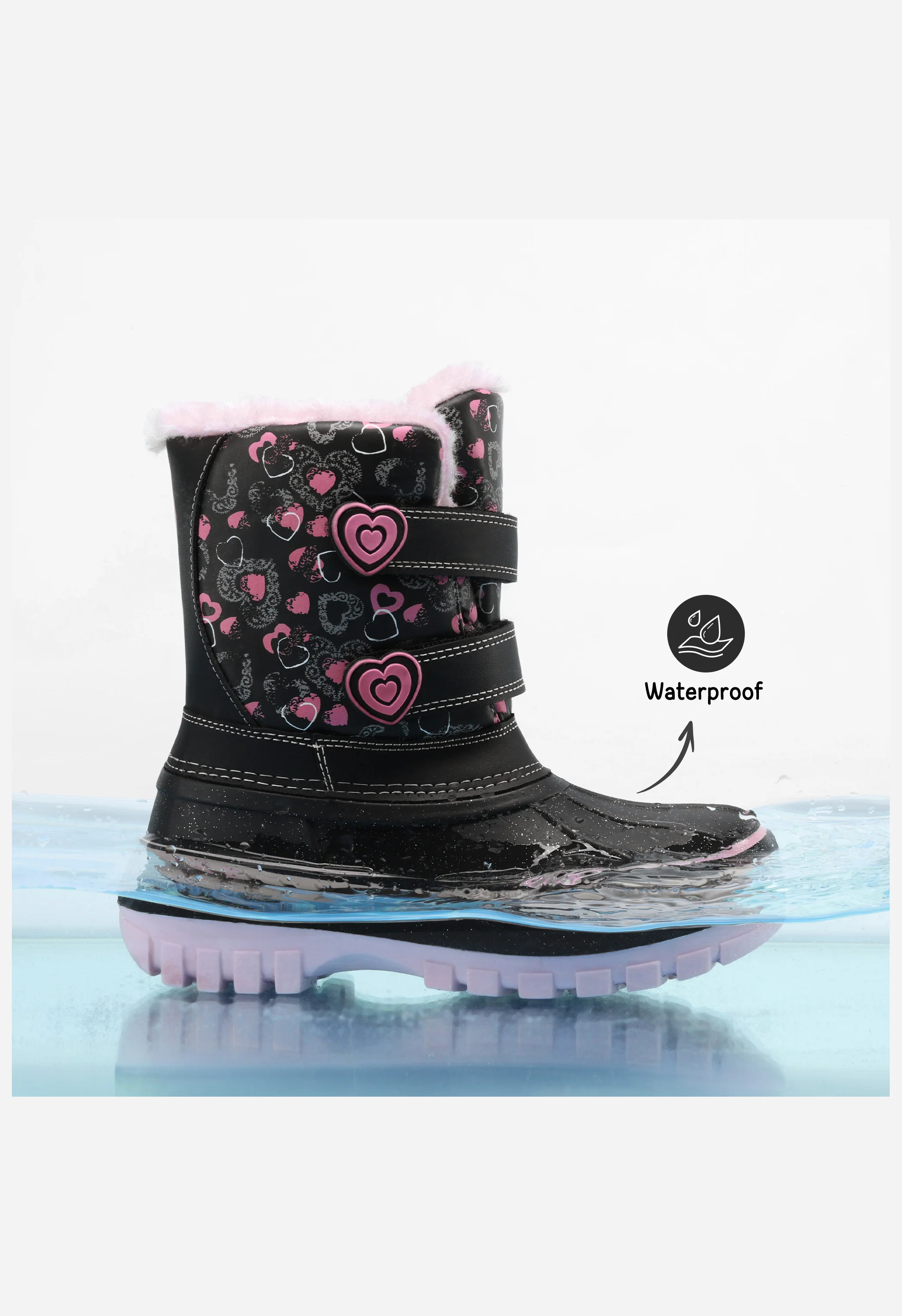 Kids' Water-Resistant Winter Snow Boots - Image 3