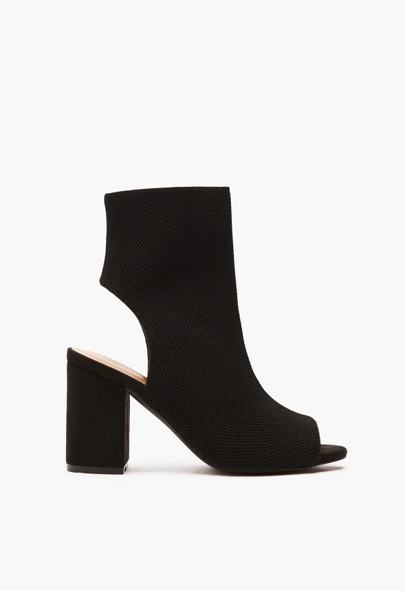 Kitty Cutout Heeled Bootie - Image 3