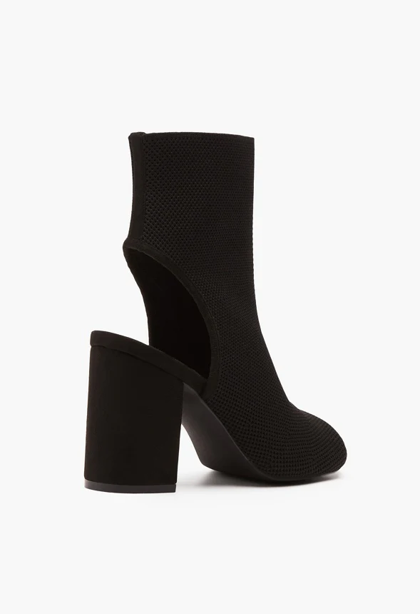 Kitty Cutout Heeled Bootie - Image 4