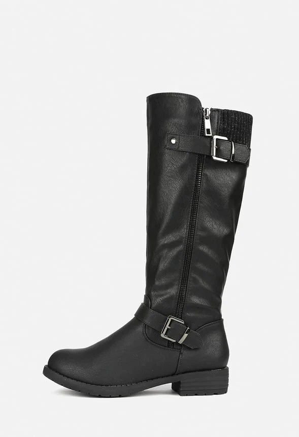 Knee High Low Riding Boot - Image 3