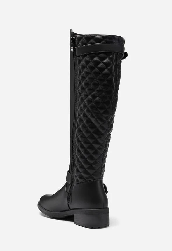 Knee High Winter Boot with Faux Fur - Image 4