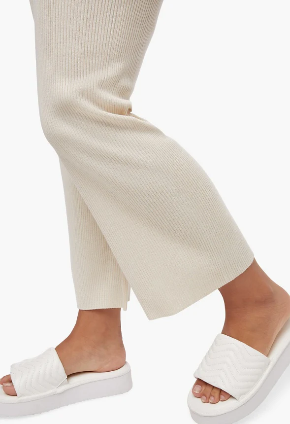 Knit Straight Pants - Image 4