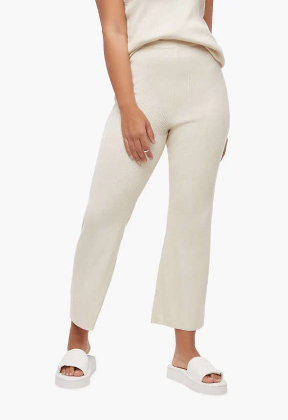 Knit Straight Pants - Image 5