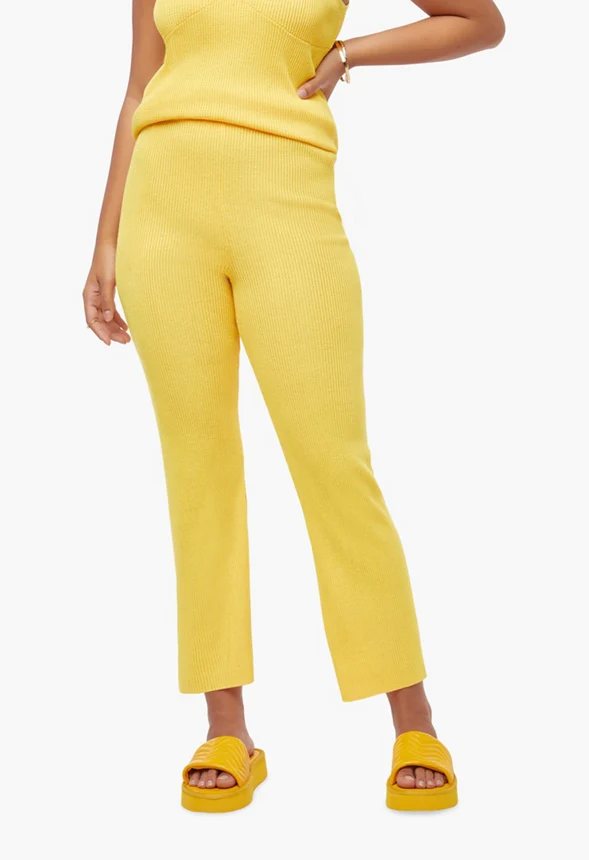 Knit Straight Pants - Image 2