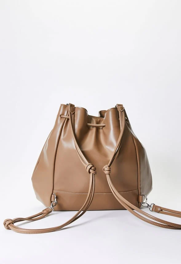 Knotted Drawstring Bookbag - Image 3