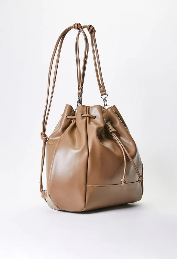 Knotted Drawstring Bookbag - Image 4