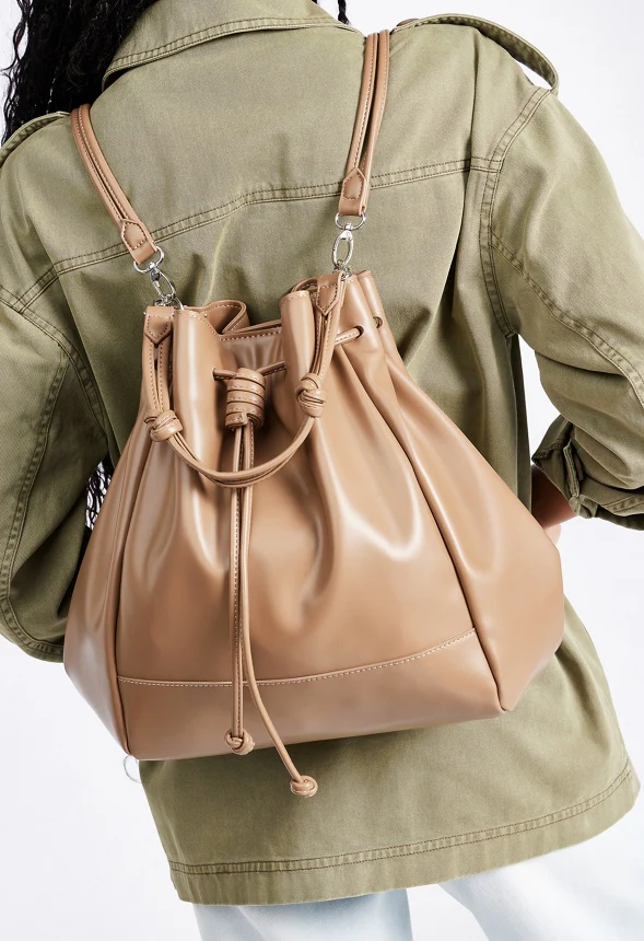 Knotted Drawstring Bookbag - Image 7