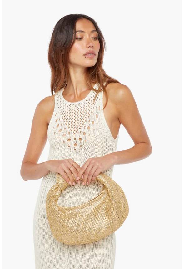 Knotted Woven Zippered Crossbody - Image 3