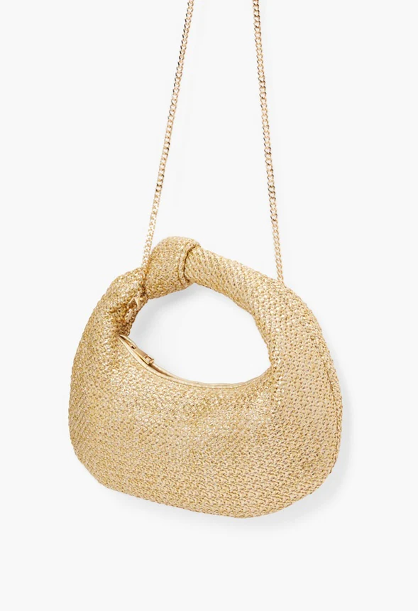 Knotted Woven Zippered Crossbody - Image 4
