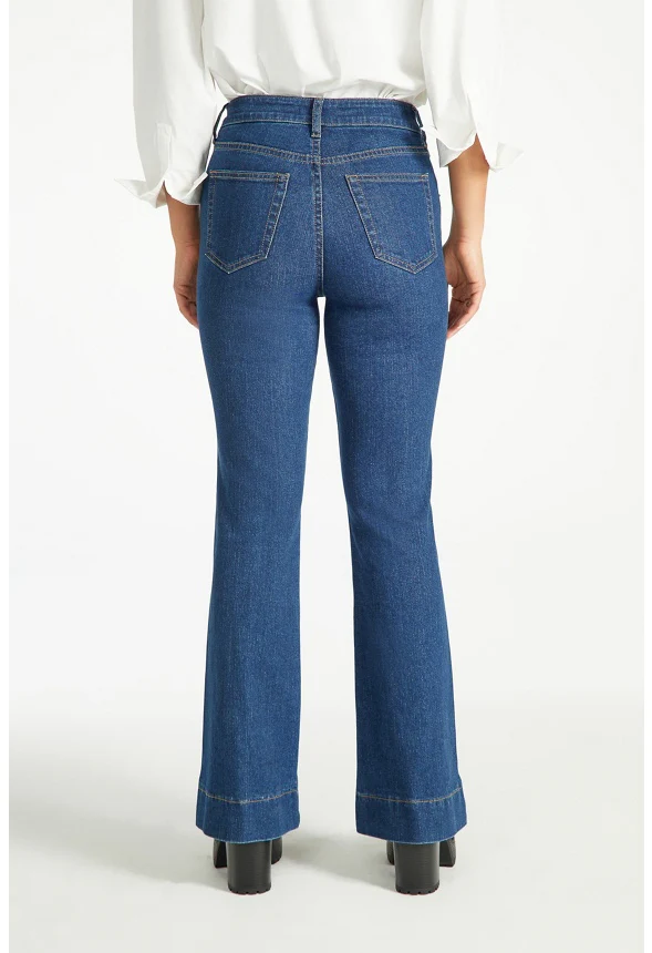 Knox High Rise Tummy Tamer Flare Jeans - Image 2