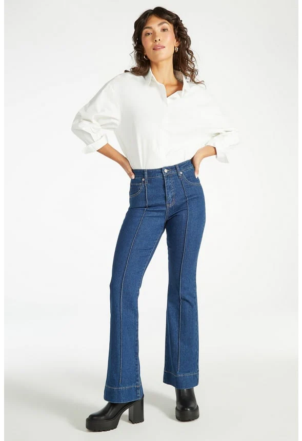 Knox High Rise Tummy Tamer Flare Jeans - Image 4