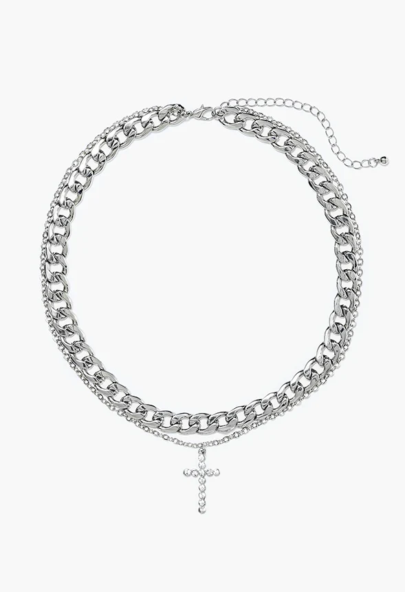 Kyla Layered Chain Necklace - Image 2