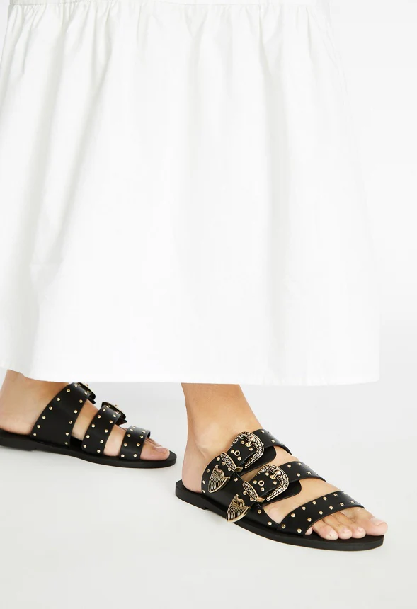 Kyra Flat Slide Sandal - Image 8
