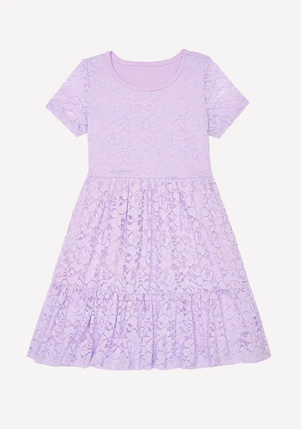 Lace Fit & Flare Dress - Image 2