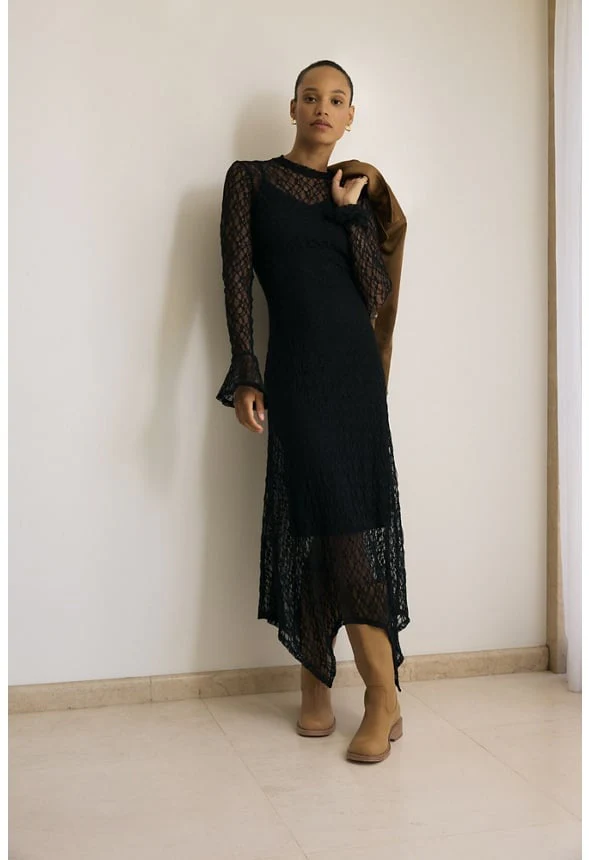 Lace Maxi Dress - Image 6