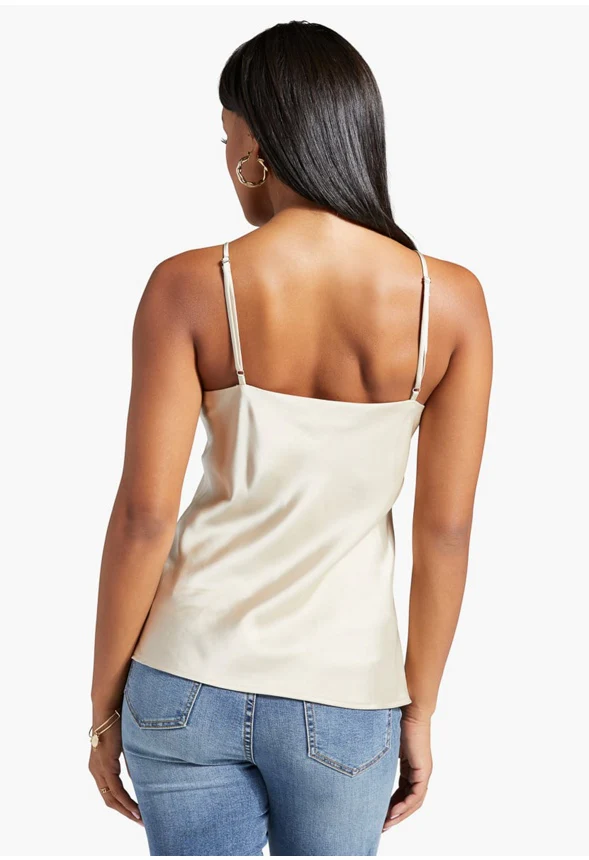 Lace Trim Cami Top - Image 2