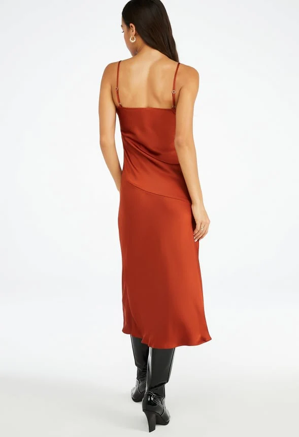 Lace Trim Slip Dress - Image 2
