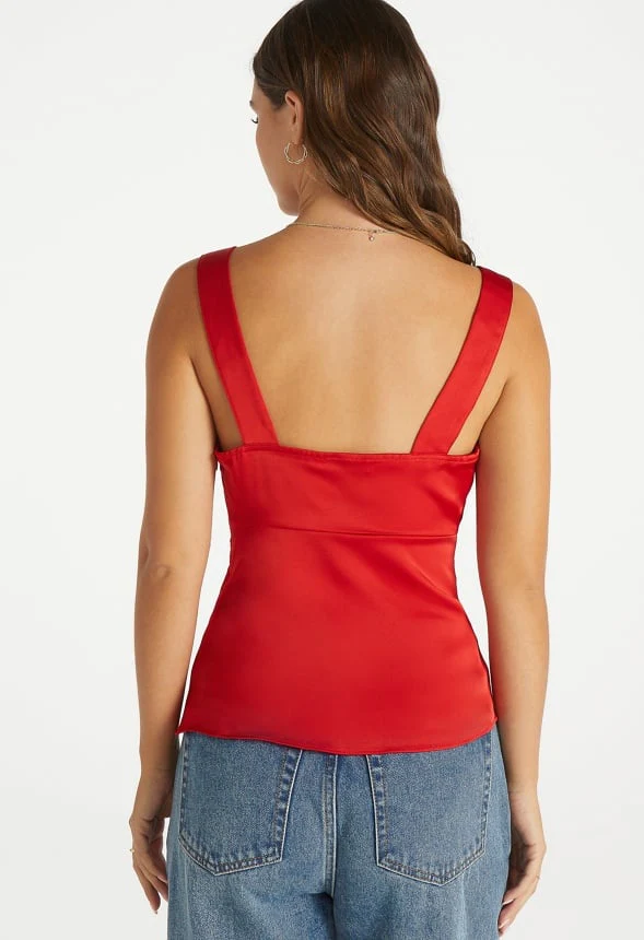 Lace Trim Tank Top - Image 2