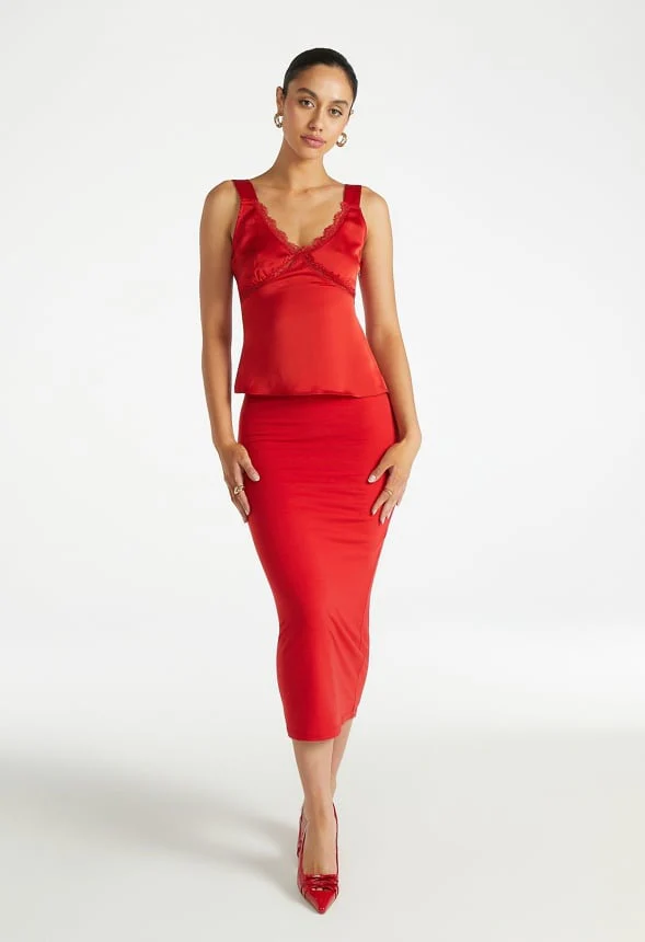 Lace Trim Tank Top - Image 4