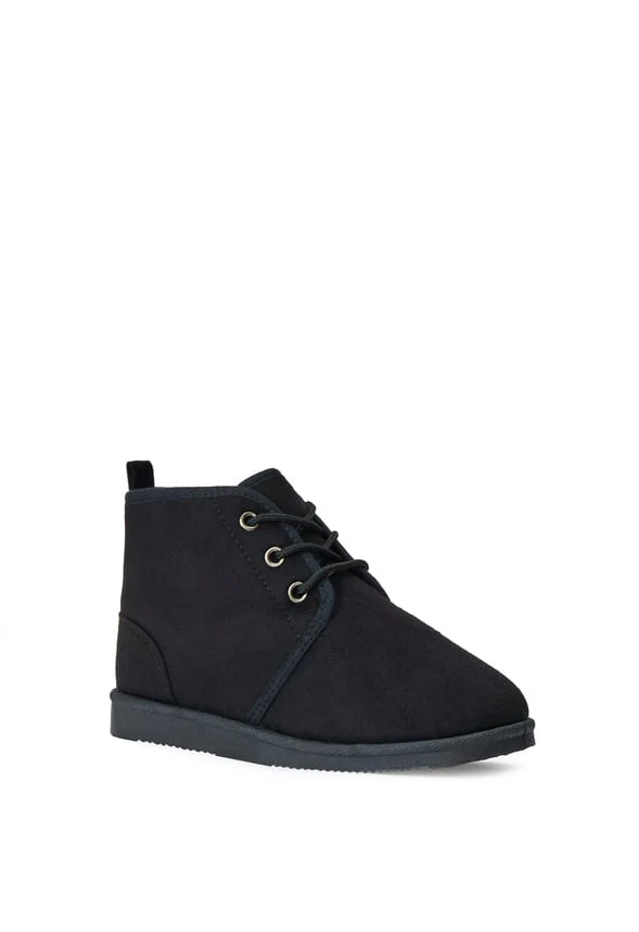Lace Up Fuzzy Boot - Image 2