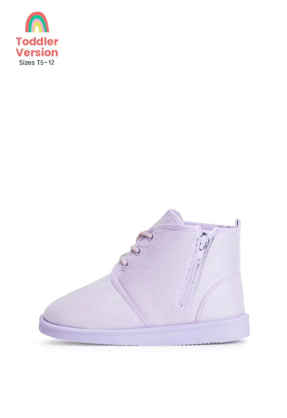 Lace Up Fuzzy Boot - Image 3